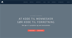 Desktop Screenshot of mjolner.dk
